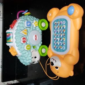 5X HOST PICK.. USED ONCE Set of 2 Fisher Price Linkimals